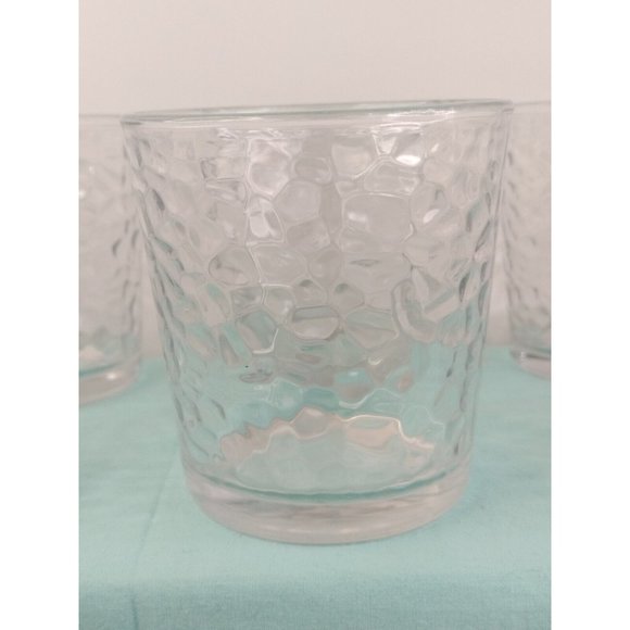 Short Tumbler Frost Clear Glasses Set Of 6 12oz 4"X31/2Made by Design - Picture 7 of 8